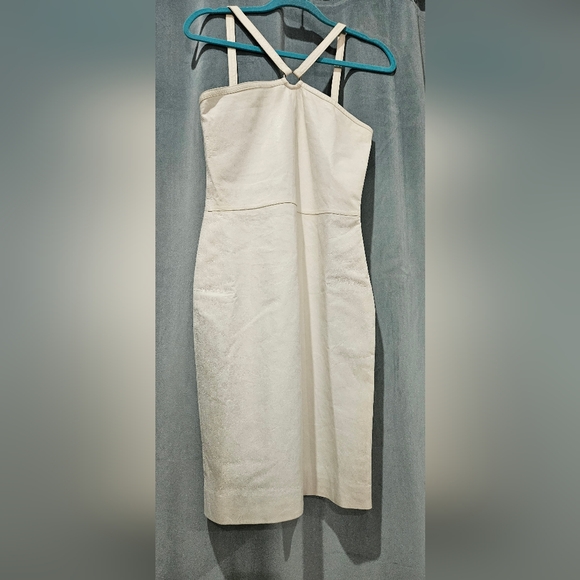 LOEWE WHITE DRESS Napa Plongé Lamb Leather - Picture 17 of 17